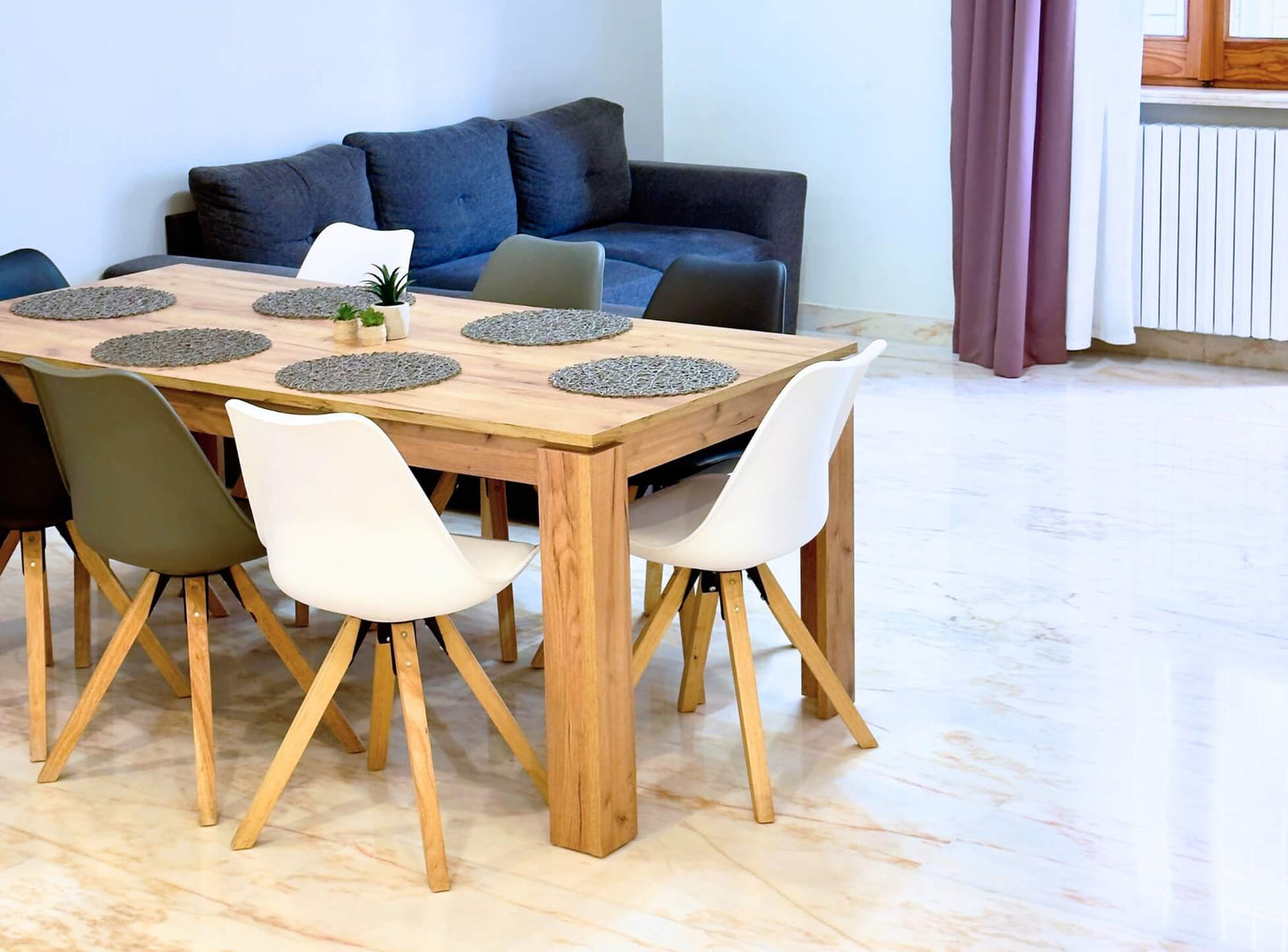 Soggiorno dell'appartamento moderno vicino al centro di Roma Adelaide's House