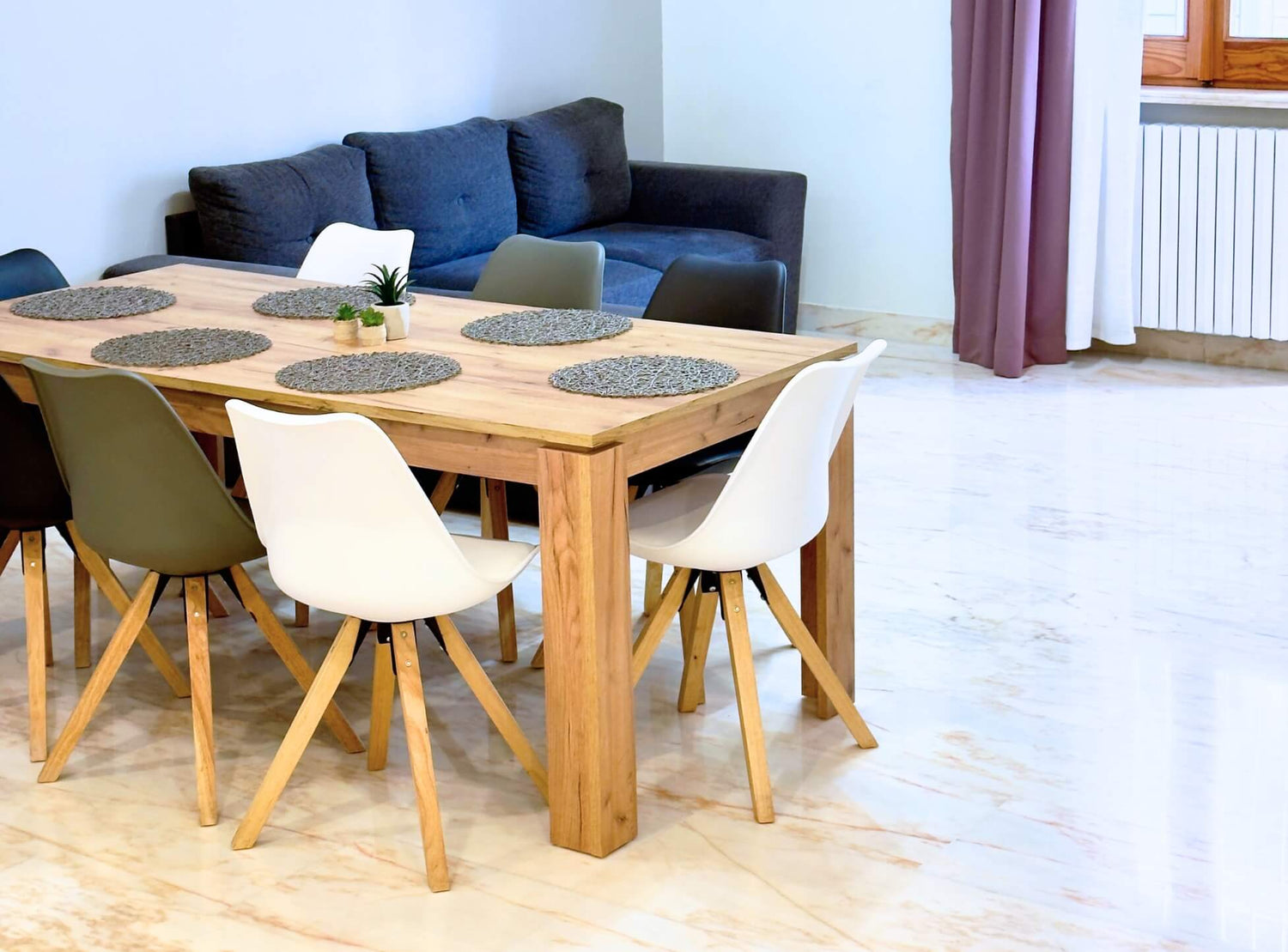 Soggiorno dell'appartamento moderno vicino al centro di Roma Adelaide's House