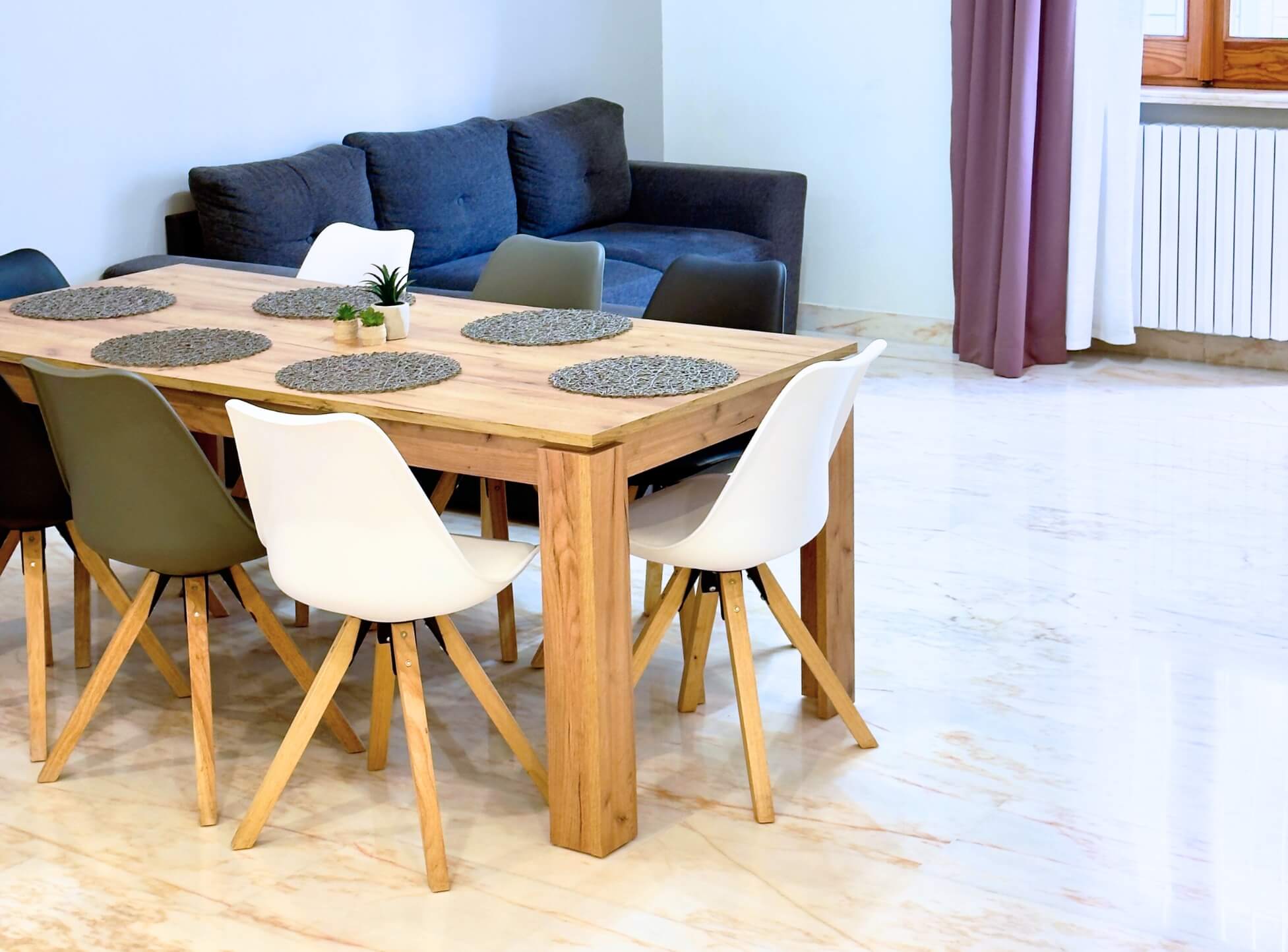 Soggiorno dell'appartamento moderno vicino al centro di Roma Adelaide's House
