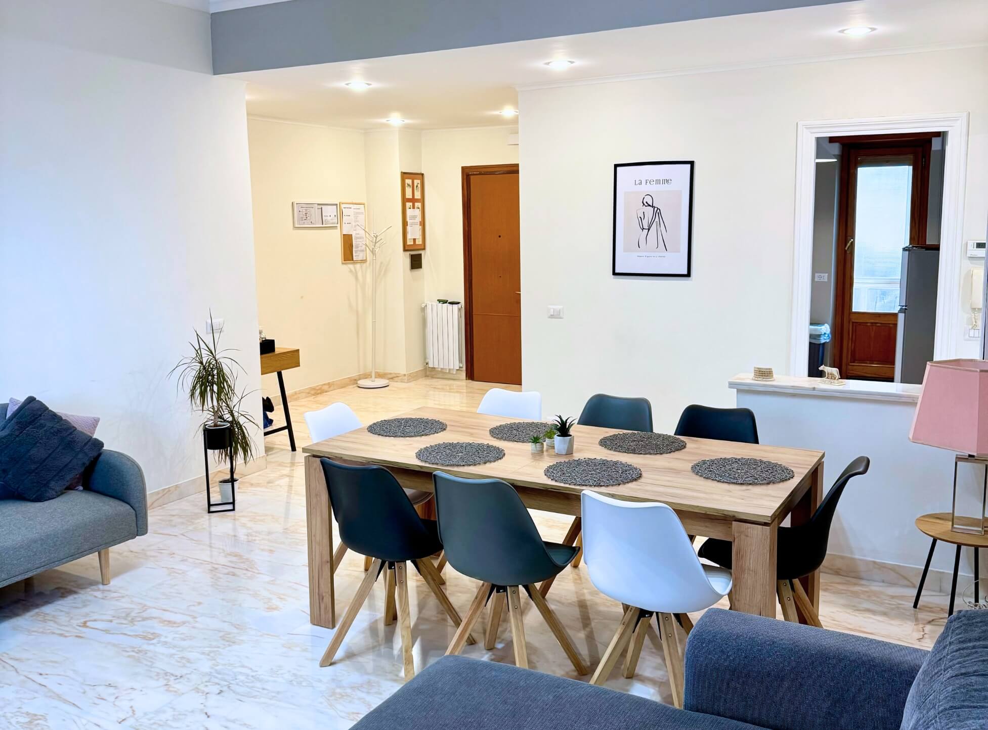 Soggiorno dell'appartamento per vacanze a Roma Adelaide's House